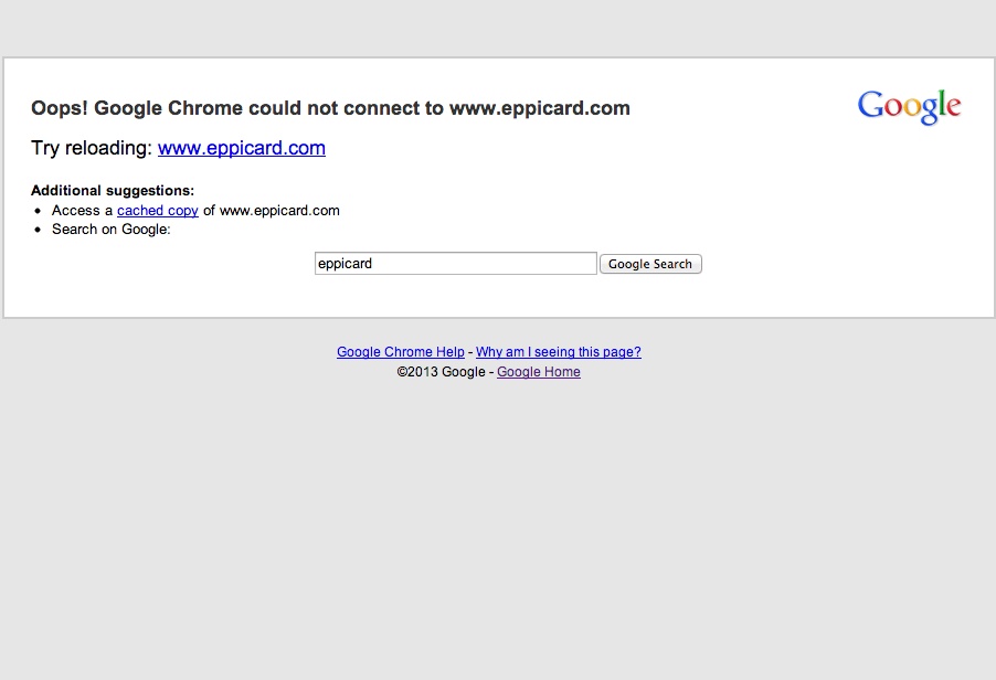 Eppicard website down Not Working Eppicard Help
