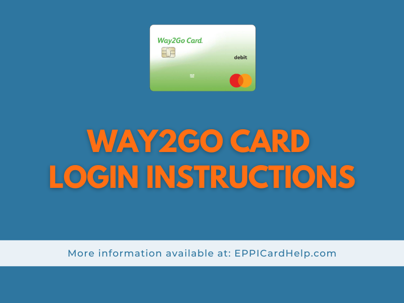 Way2Go Card Login Instructions